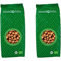 Los mejores  - Mundo Feliz - Avellanas ecológicas crudas- 2 bolsas de 500 g